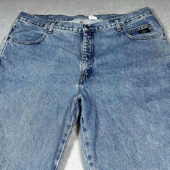 Harley-Davidson Jeans Traditional Fit Straight Motorcycle Mens 42X30 Blue Denim - Picture 3 of 12